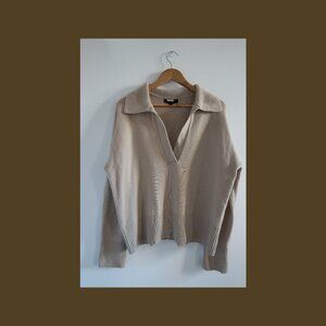 Banana Republic Cashmere Rugby Sweater Polo